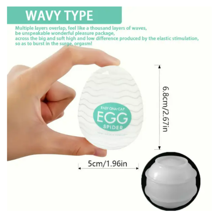 Набір з 4 штук яйця Тенга мастурбатор для чоловіків Tenga Egg + Лубрикант SiYi 25 мл
