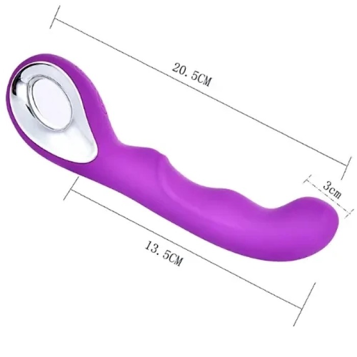 Вибратор женский для точки G с ручкой зарядка USB