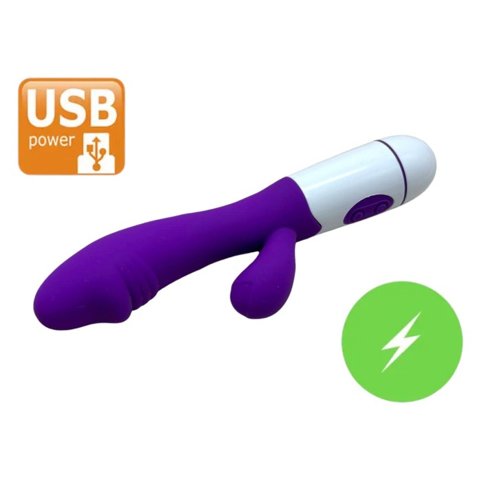 Вібратор кролик для клітора і точки G зарядка через USB