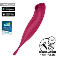 SATISFYER 'TWIRLING PRO CONNECT APP', 20 СМ