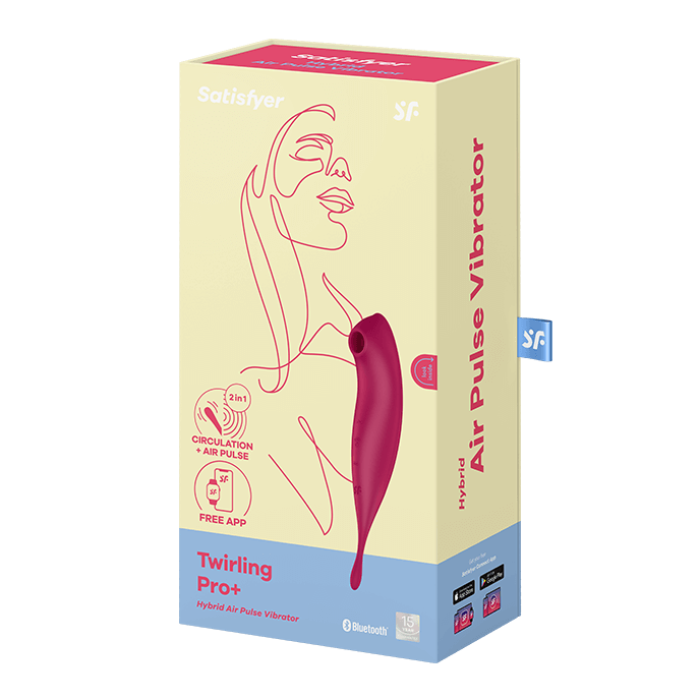 SATISFYER 'TWIRLING PRO CONNECT APP', 20 СМ