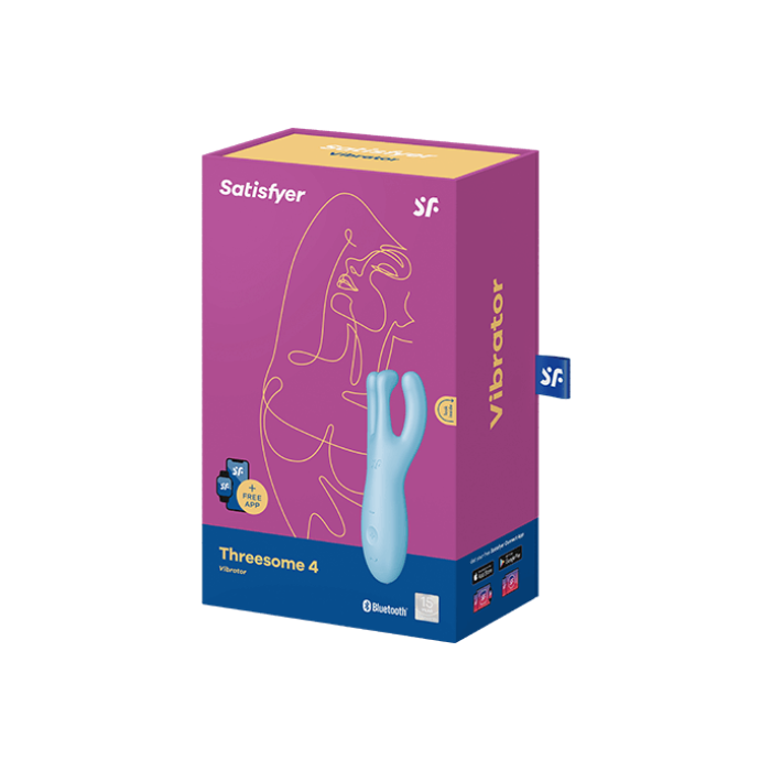 SATISFYER 'THREESOME 4 CONNECT APP', 14 СМ