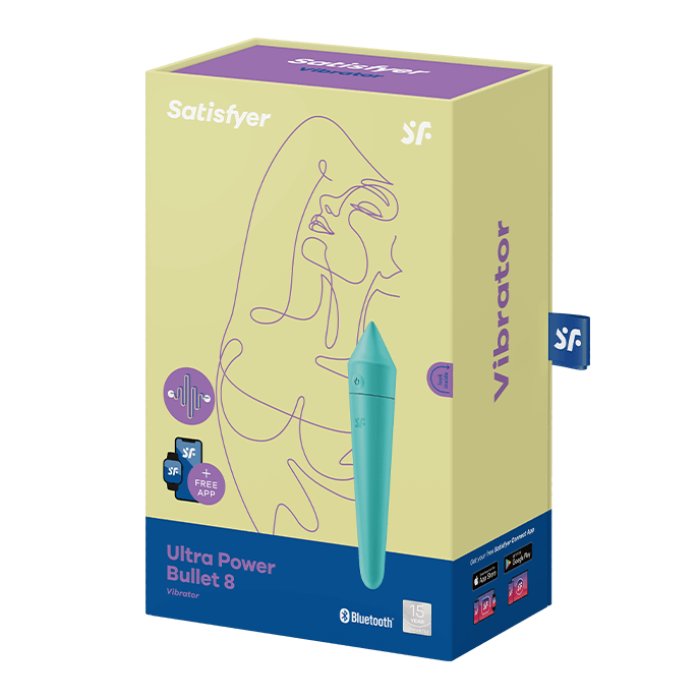 SATISFYER 'ULTRA POWER BULLET 8 CONNECT APP', 14 СМ