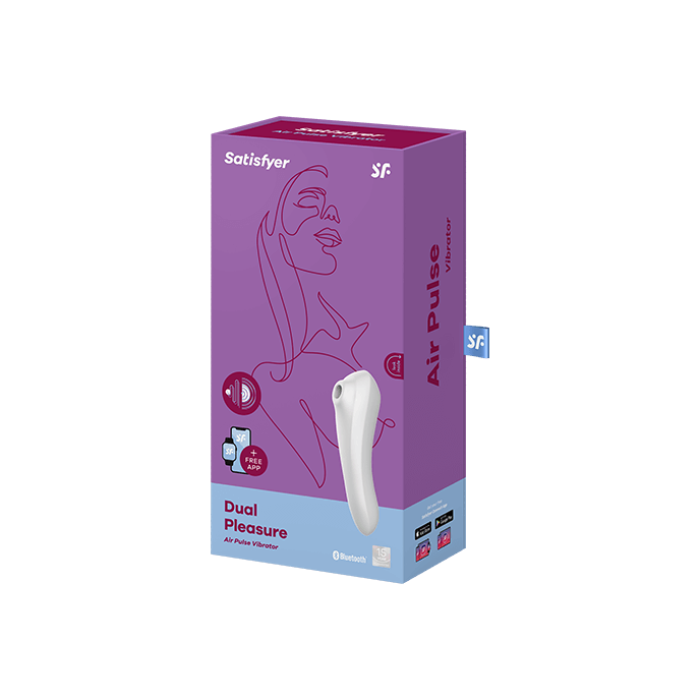 SATISFYER 'DUAL PLEASURE CONNECT APP', ВИБРАТОР + ВОЛНЫ ДАВЛЕНИЯ