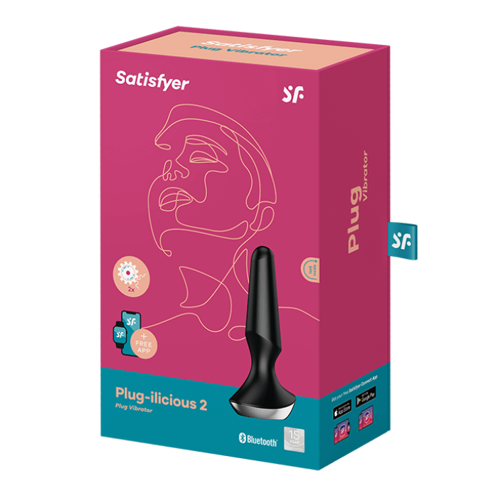 SATISFYER 'PLUG-ILICIOUS 2 CONNECT APP', 12,5 СМ