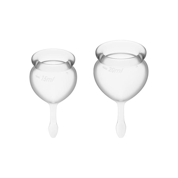 SATISFYER 'FEEL GOOD - НАБОР МЕНСТРУАЛЬНЫХ ЧАШ, 15 и 20 МЛ