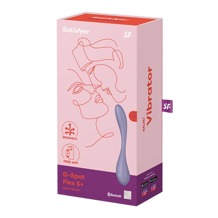 SATISFYER 'G-SPOT FLEX 5 CONNECT APP', 23 СМ
