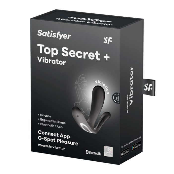 SATISFYER 'TOP SECRET+ CONNECT APP', 11 СМ
