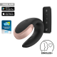 SATISFYER "DOUBLE LOVE CONNECT APP", 8,5 СМ, З ДИСТАНЦІЙНИМ КЕРУВАННЯМ