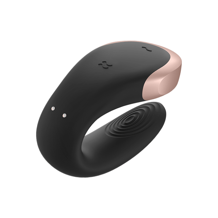 SATISFYER "DOUBLE LOVE CONNECT APP", 8,5 СМ, З ДИСТАНЦІЙНИМ КЕРУВАННЯМ