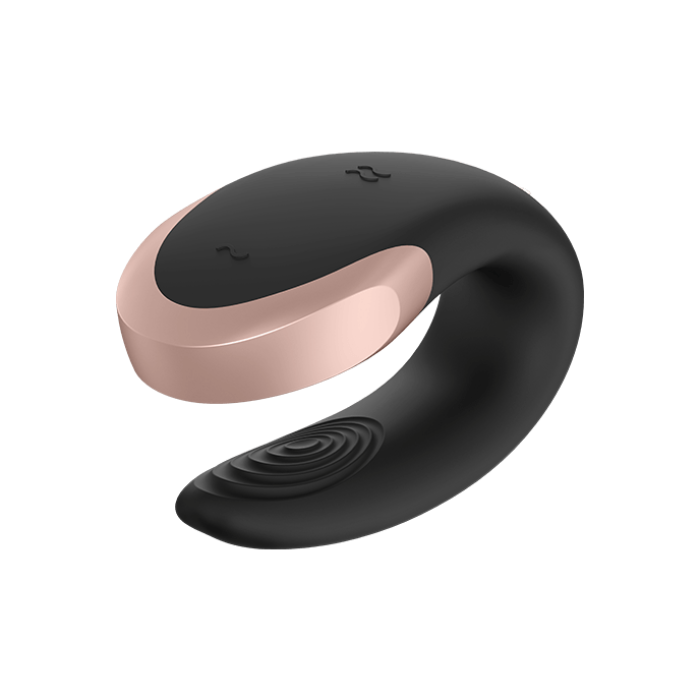 SATISFYER "DOUBLE LOVE CONNECT APP", 8,5 СМ, З ДИСТАНЦІЙНИМ КЕРУВАННЯМ