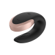 SATISFYER "DOUBLE LOVE CONNECT APP", 8,5 СМ, З ДИСТАНЦІЙНИМ КЕРУВАННЯМ