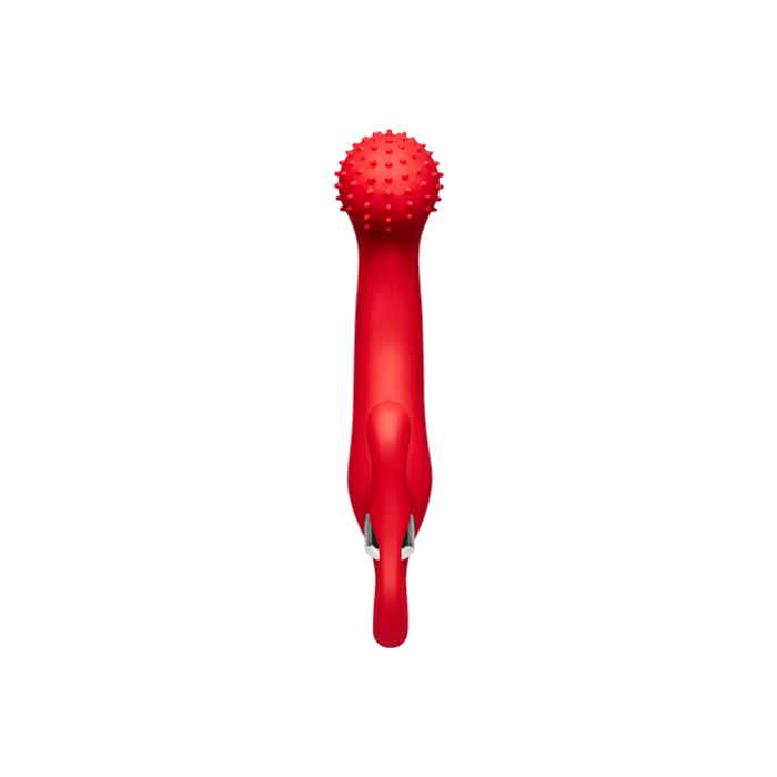 СИЛИКОНОВЫЙ ВИБРАТОР G-SPOTT С ШИПАМИ, 18 СМ