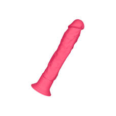 ВИБРАТОР ИЗ СИЛИКОНА С МЕЛКИМИ ЖЕЛЯМИ, 19 СМ