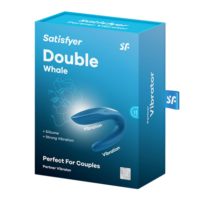 SATISFYER «ДВОЙНОЙ КИТ», 9 СМ