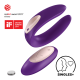СИЛИКОН SATISFYER 'DOUBLE PLUS REMOTE', 8 СМ