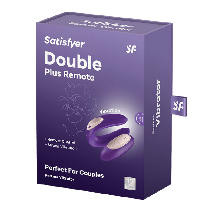 СИЛИКОН SATISFYER 'DOUBLE PLUS REMOTE', 8 СМ