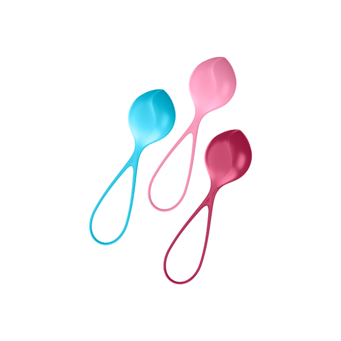SATISFYER «УКРЕПЛЯЮЩИЕ ШАРЫ» - 62‑98 ГРАММОВ, 3 ШТ.
