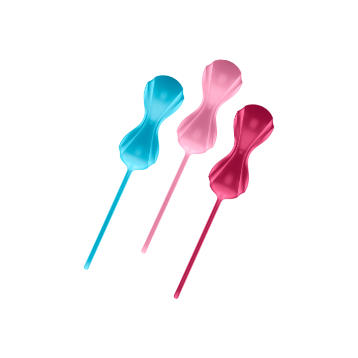 SATISFYER 'POWER BALLS' С ВИБРАЦИЯМИ - 60‑92 ГРАММА, 3 ШТ.