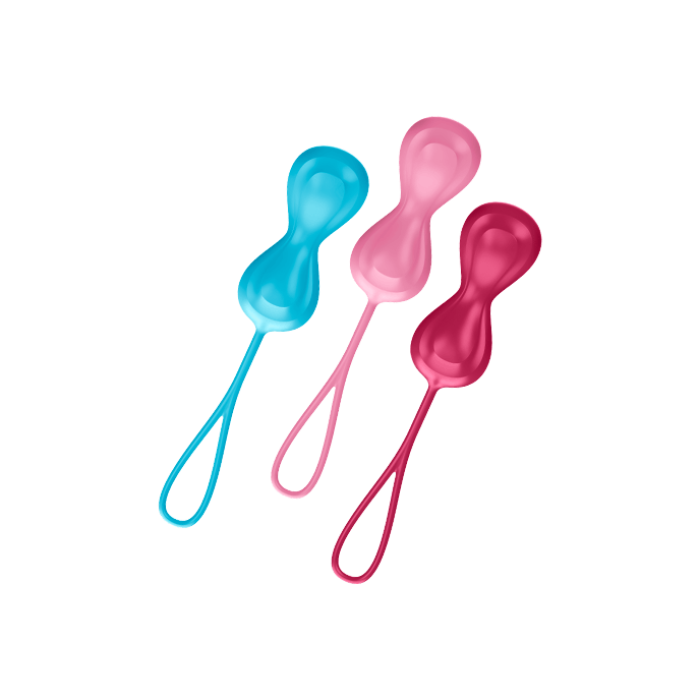 SATISFYER 'POWER BALLS' С ВИБРАЦИЯМИ - 60‑92 ГРАММА, 3 ШТ.