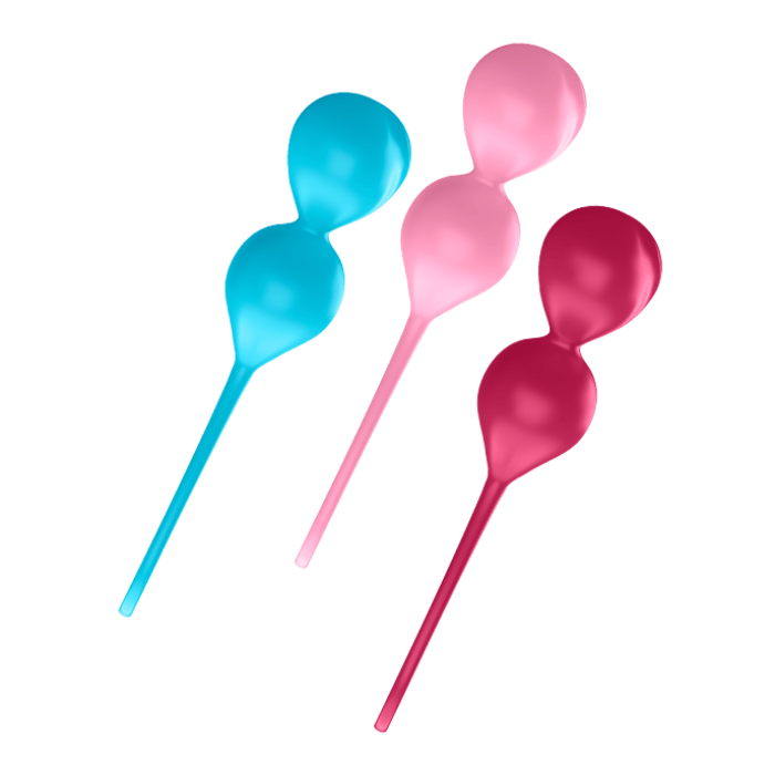 SATISFYER 'V BALLS' - 80‑150 ГРАММ, 3 ШТ.