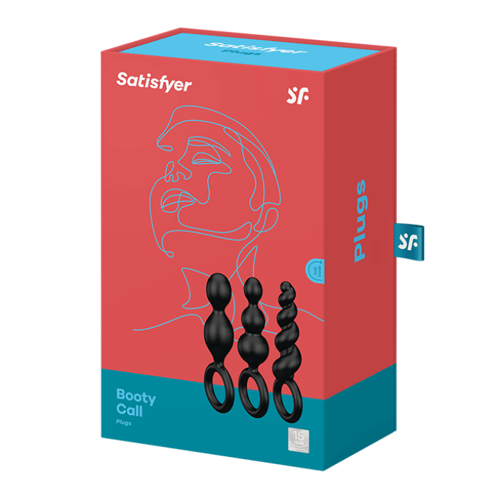 SATISFYER 'BOOTY CALL' ИЗ СИЛИКОНА, 13,5 - 14 СМ, 3 ШТ.