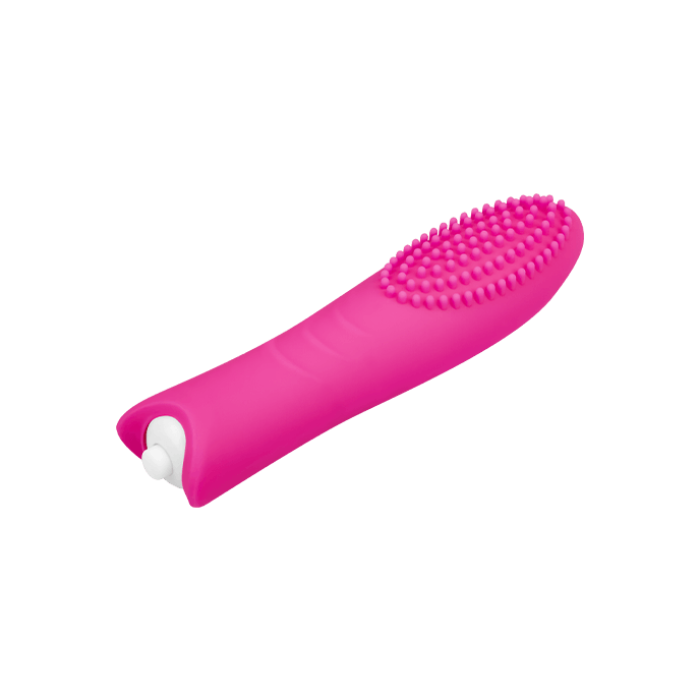Мини-вибратор из силикона с шипами, 12,5 см