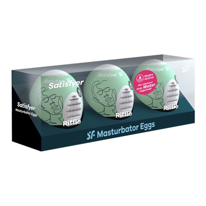 SATISFYER 'МАСТУРБАТОР ЯЙЦО - РИФЛ', 3 ШТ.