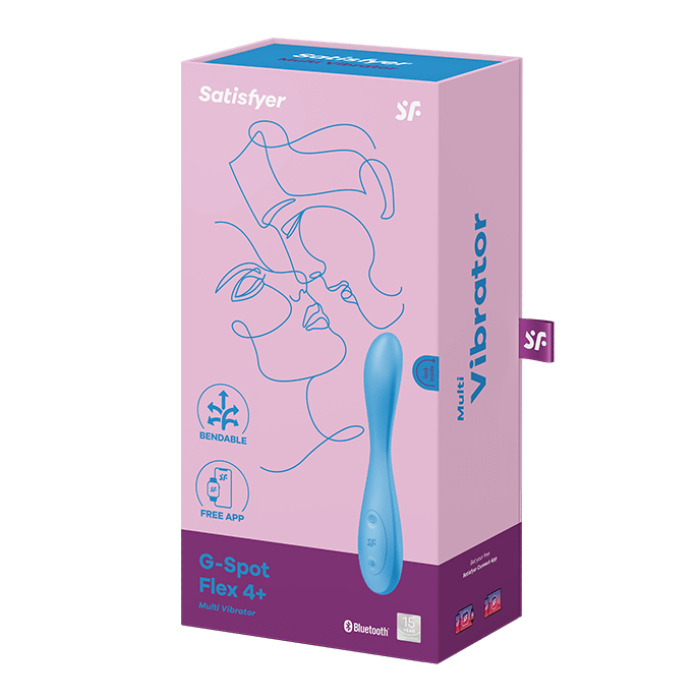 SATISFYER 'G-SPOT FLEX 4 CONNECT APP', 23 СМ