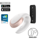 SATISFYER 'DOUBLE LOVE CONNECT APP', 8,5 СМ, С ПУЛЬТОМ ДИСТАНЦИОННОГО УПРАВЛЕНИЯ