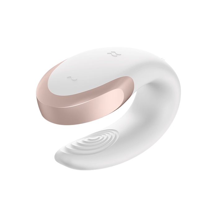 SATISFYER 'DOUBLE LOVE CONNECT APP', 8,5 СМ, С ПУЛЬТОМ ДИСТАНЦИОННОГО УПРАВЛЕНИЯ