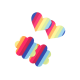 «PRETTY PASTIES - HEART AND FLOWER PRIDE», 2 ПАРЫ