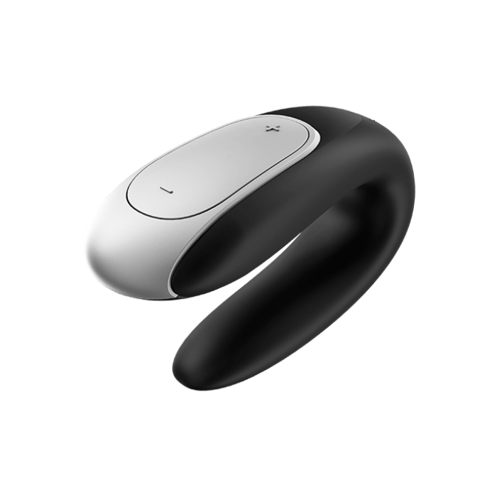 SATISFYER "DOUBLE FUN CONNECT APP", 9,5 СМ, З ДИСТАНЦІЙНИМ КЕРУВАННЯМ