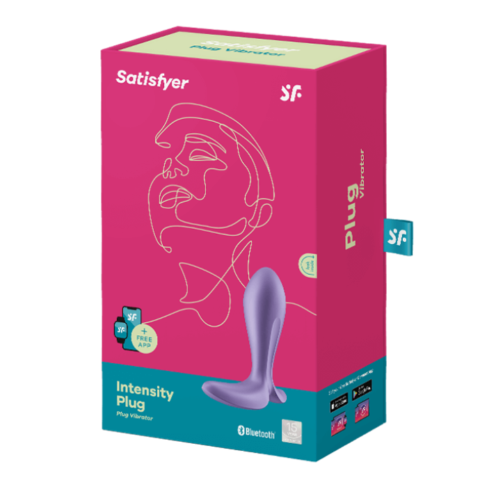 SATISFYER 'INTENSITY PLUG', 8,8 СМ, С ПРИЛОЖЕНИЕМ
