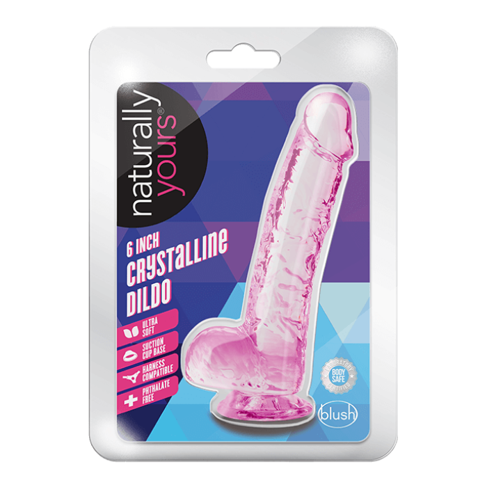 'NATURAL YOUR - КРИСТАЛЛИЧЕСКИЙ ФАЛЛОИМИТАТОР', 15,2 СМ