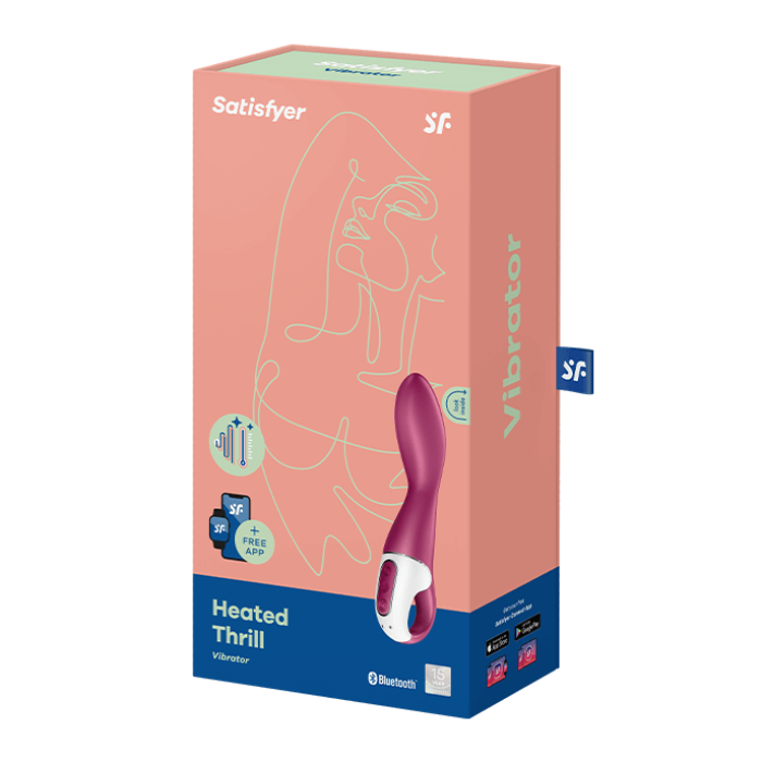 SATISFYER 'HEATED THRILL CONNECT APP', 20,5 СМ