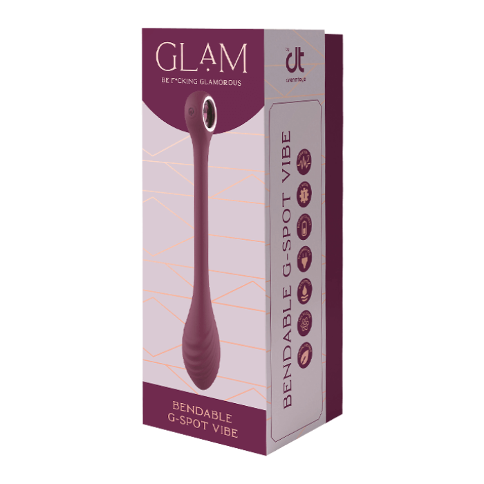 «GLAM - СГИБАЕМЫЙ G-SPOT VIBE», 22 СМ