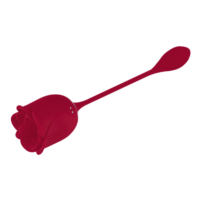 Накладний вібратор Rose з кулею, 20 см
