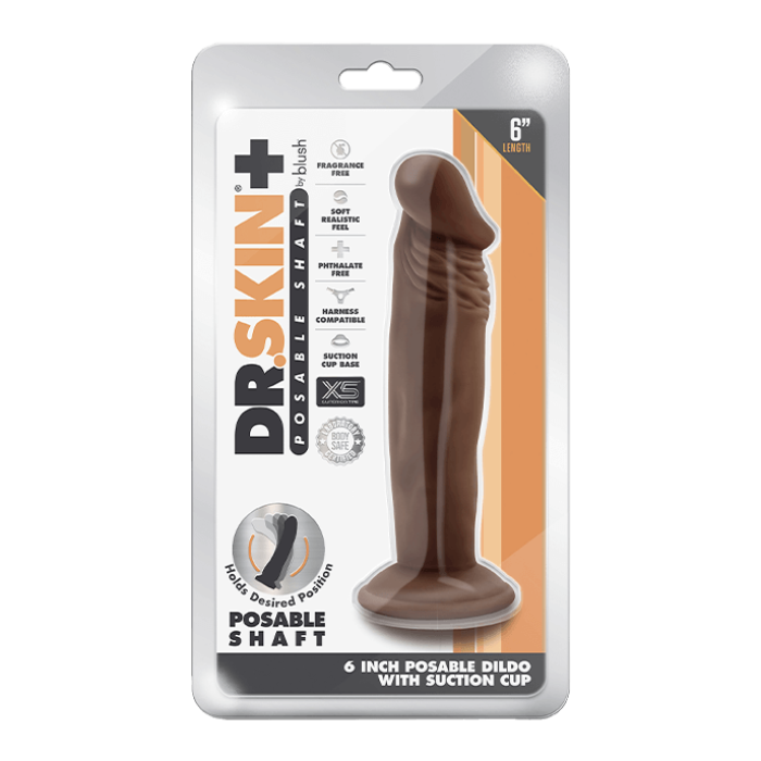 'DR. SKIN - POSABLE DILDO", 16,5 СМ