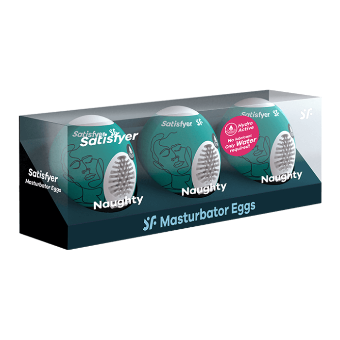 SATISFYER 'МАСТУРБАТОР ЯЙЦО - ШАЛОСТЬ', 3 ШТ.