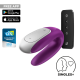 SATISFYER "DOUBLE FUN CONNECT APP", 9,5 СМ, З ДИСТАНЦІЙНИМ КЕРУВАННЯМ