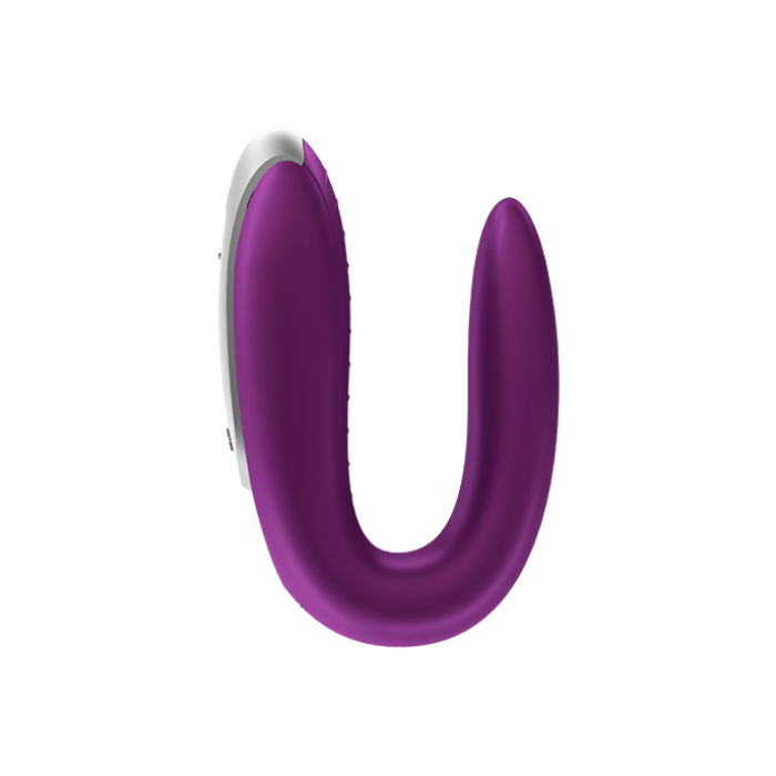 SATISFYER "DOUBLE FUN CONNECT APP", 9,5 СМ, З ДИСТАНЦІЙНИМ КЕРУВАННЯМ