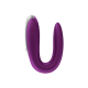 SATISFYER "DOUBLE FUN CONNECT APP", 9,5 СМ, З ДИСТАНЦІЙНИМ КЕРУВАННЯМ