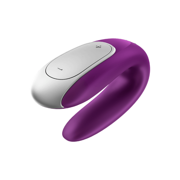 SATISFYER "DOUBLE FUN CONNECT APP", 9,5 СМ, З ДИСТАНЦІЙНИМ КЕРУВАННЯМ