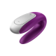 SATISFYER "DOUBLE FUN CONNECT APP", 9,5 СМ, З ДИСТАНЦІЙНИМ КЕРУВАННЯМ