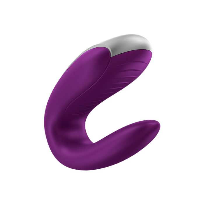 SATISFYER "DOUBLE FUN CONNECT APP", 9,5 СМ, З ДИСТАНЦІЙНИМ КЕРУВАННЯМ