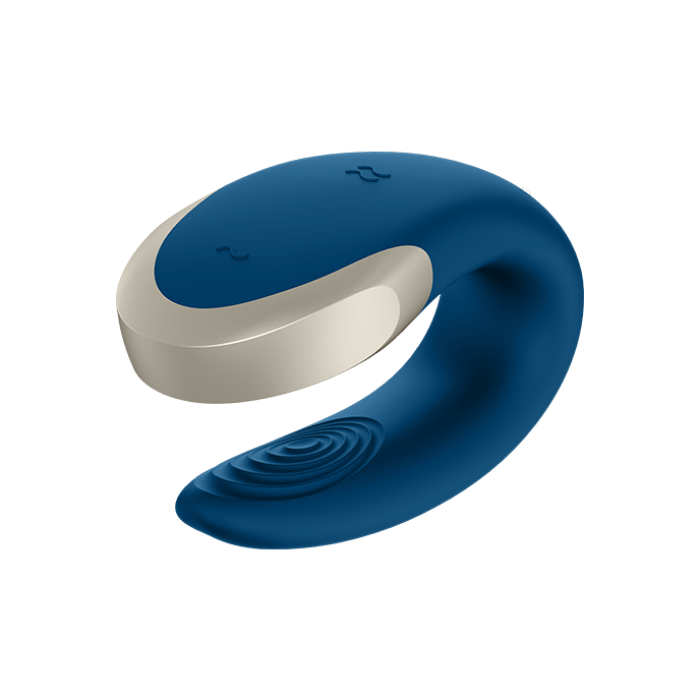 SATISFYER "DOUBLE LOVE CONNECT APP", 8,5 СМ, З ДИСТАНЦІЙНИМ КЕРУВАННЯМ