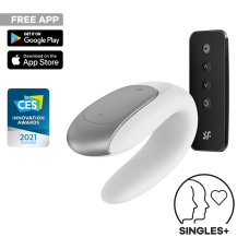 SATISFYER 'DOUBLE FUN CONNECT APP', 9,5 СМ, С ПУЛЬТОМ ДИСТАНЦИОННОГО УПРАВЛЕНИЯ