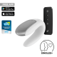 SATISFYER 'DOUBLE FUN CONNECT APP', 9,5 СМ, С ПУЛЬТОМ ДИСТАНЦИОННОГО УПРАВЛЕНИЯ