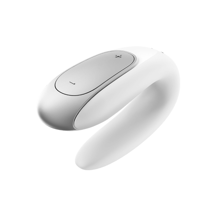 SATISFYER 'DOUBLE FUN CONNECT APP', 9,5 СМ, С ПУЛЬТОМ ДИСТАНЦИОННОГО УПРАВЛЕНИЯ